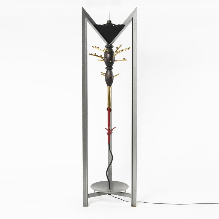 Hauptbild zu Objekt, 'Tree' hall stand / floor lamp, 1988, Bořek &Scaron;&iacute;pek, Vitra, Birsfelden, 179A 180