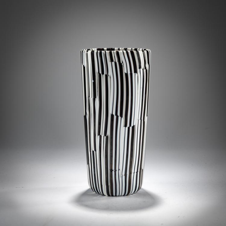 Hauptbild zu Objekt, Vase 'A Pioggie', 1965, Ginette Gignous, Venini, Murano, 181B 701