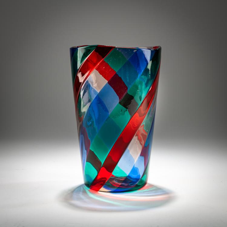 Bild 1 zu Objekt, Vase 'A canne ritorte', 1951, Fulvio Bianconi, Venini, Murano, 181B 681