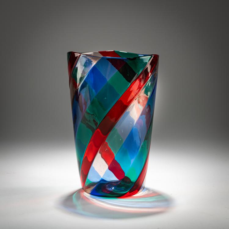 Bild 2 zu Objekt, Vase 'A canne ritorte', 1951, Fulvio Bianconi, Venini, Murano, 181B 681