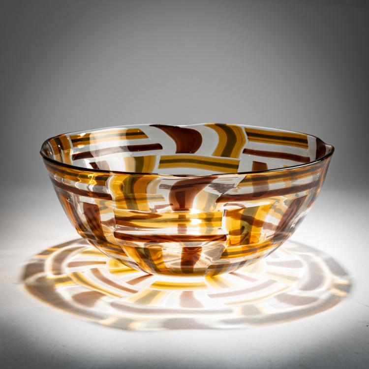 Hauptbild zu Objekt, 'Pezzato' bowl, 1980s, Adriano Dalla Valentina, Dalla Valentina, Murano, 181B 710