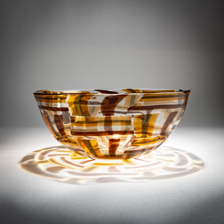 Bild 1 zu Objekt, 'Pezzato' bowl, 1980s, Adriano Dalla Valentina, Dalla Valentina, Murano, 181B 710