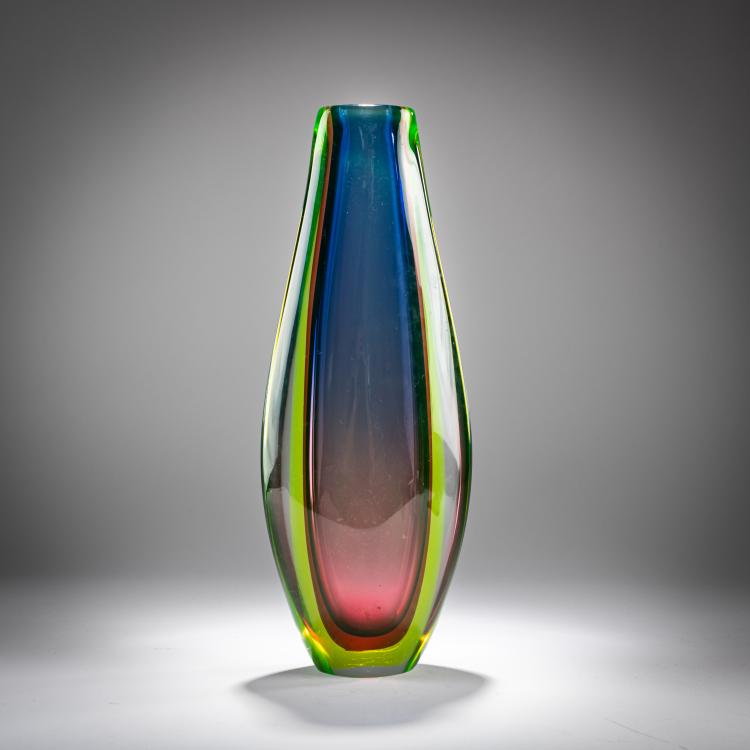 Bild 2 zu Objekt, Vase 'Sommerso', 1960s, Arte Nuova, Pustetto & Zanetti, Murano, 181B 606