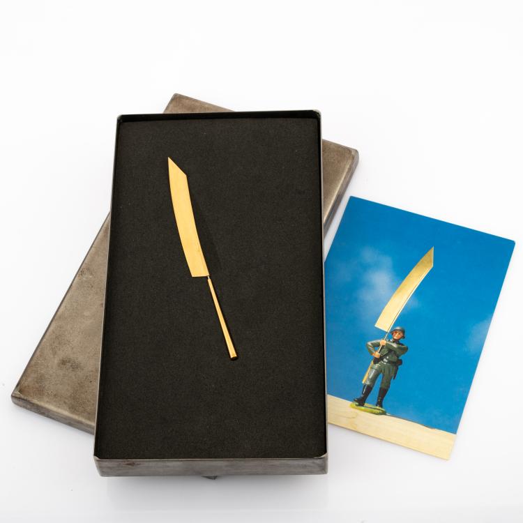 Bild 1 zu Objekt, Ohrschmuck / Ohrklinge 'Deutsch-Japanische Freundschaft', 1982, Wilhelm Tasso Mattar, 180C 653