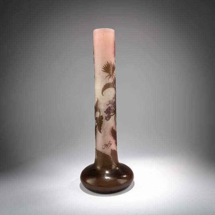 Bild 1 zu Objekt, Stangenvase 'Primev&egrave;res', 1905-08, Gall&eacute;, Nancy, 180A 54