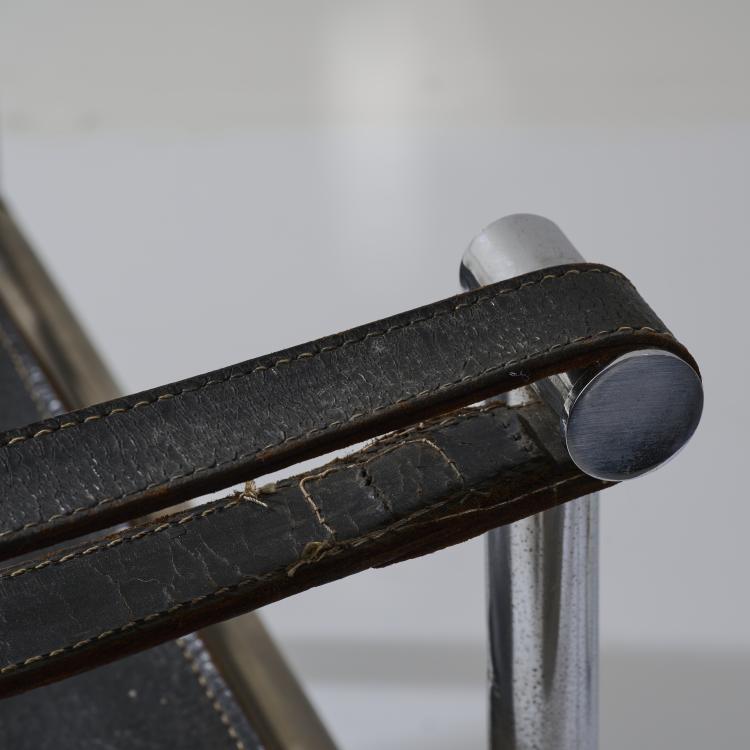 Bild 2 zu Objekt, Armchair 'LC 1', 1928 (design), Pierre Jeanneret,Charlotte Perriand,Le Corbusier Charles-&Eacute;douard Jeanneret-Gris, Weber, Heidi, Z&uuml;rich (zugeschrieben), 180B 430