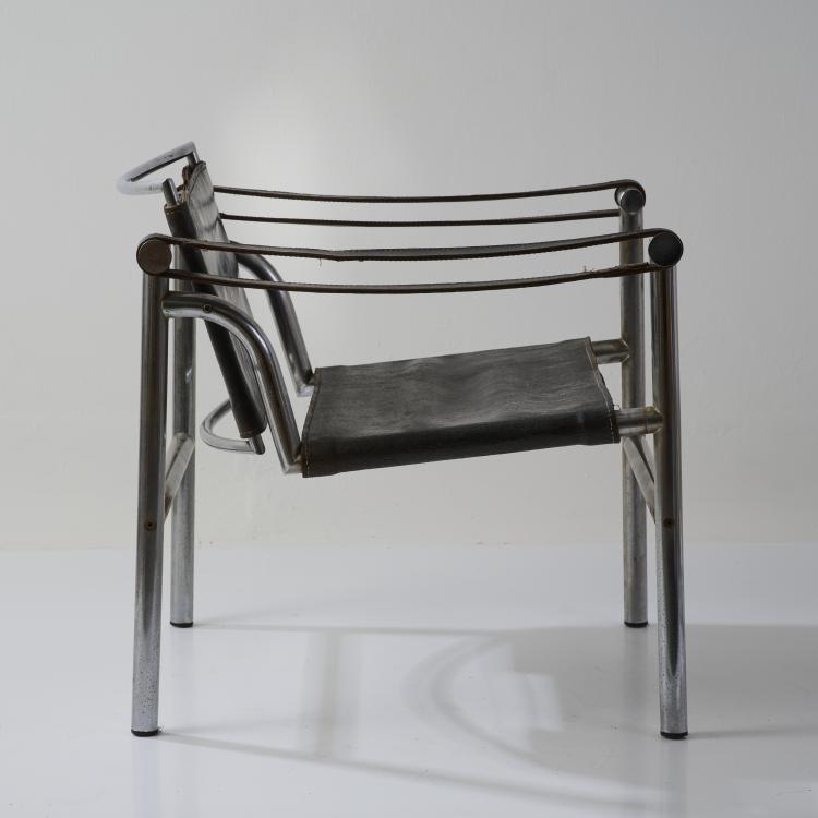 Bild 6 zu Objekt, Armchair 'LC 1', 1928 (design), Pierre Jeanneret,Charlotte Perriand,Le Corbusier Charles-&Eacute;douard Jeanneret-Gris, Weber, Heidi, Z&uuml;rich (zugeschrieben), 180B 430