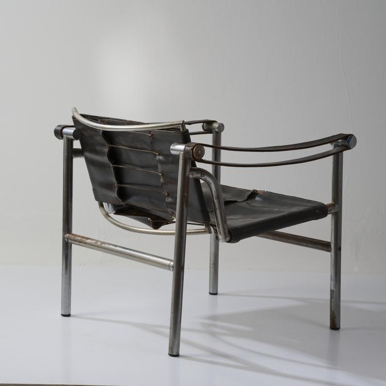 Bild 3 zu Objekt, Armlehnsessel 'LC 1', 1928 (Entwurf), Pierre Jeanneret,Charlotte Perriand,Le Corbusier Charles-&Eacute;douard Jeanneret-Gris, Weber, Heidi, Z&uuml;rich (zugeschrieben), 179A 49