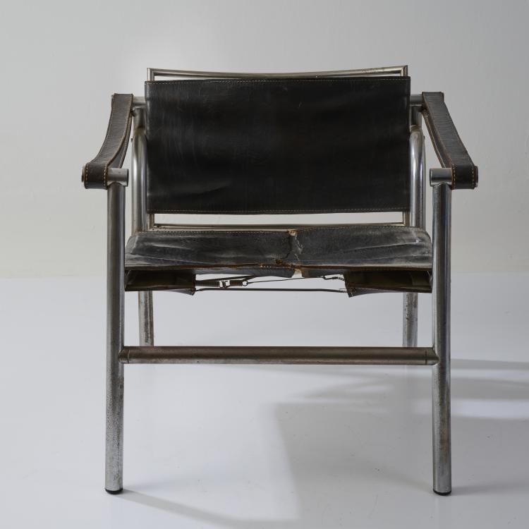 Bild 4 zu Objekt, Armlehnsessel 'LC 1', 1928 (Entwurf), Pierre Jeanneret,Charlotte Perriand,Le Corbusier Charles-&Eacute;douard Jeanneret-Gris, Weber, Heidi, Z&uuml;rich (zugeschrieben), 179A 49