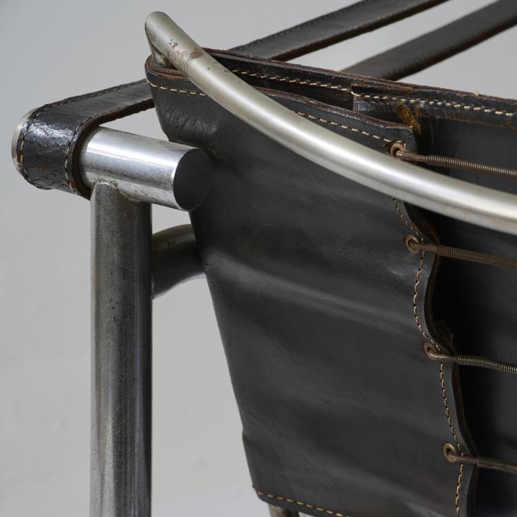 Bild 5 zu Objekt, Armlehnsessel 'LC 1', 1928 (Entwurf), Pierre Jeanneret,Charlotte Perriand,Le Corbusier Charles-&Eacute;douard Jeanneret-Gris, Weber, Heidi, Z&uuml;rich (zugeschrieben), 179A 49