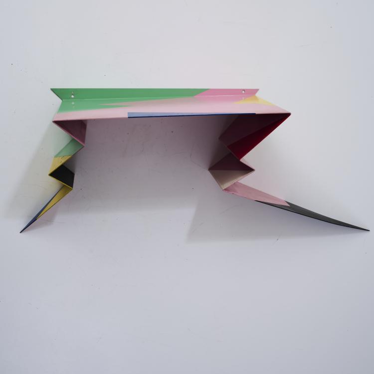 Bild 1 zu Objekt, Wandkonsole 'Bracchino', 1984, Bruno Gregori,Alessandro Mendini, Zabro / Nuova Alchimia, Mailand, 179A 383