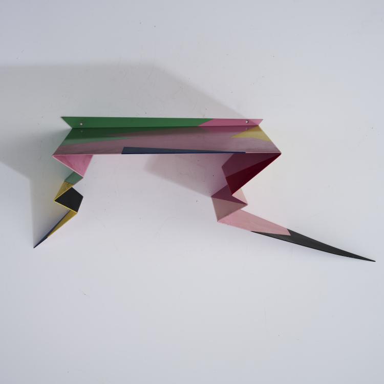 Bild 2 zu Objekt, Wandkonsole 'Bracchino', 1984, Bruno Gregori,Alessandro Mendini, Zabro / Nuova Alchimia, Mailand, 179A 383
