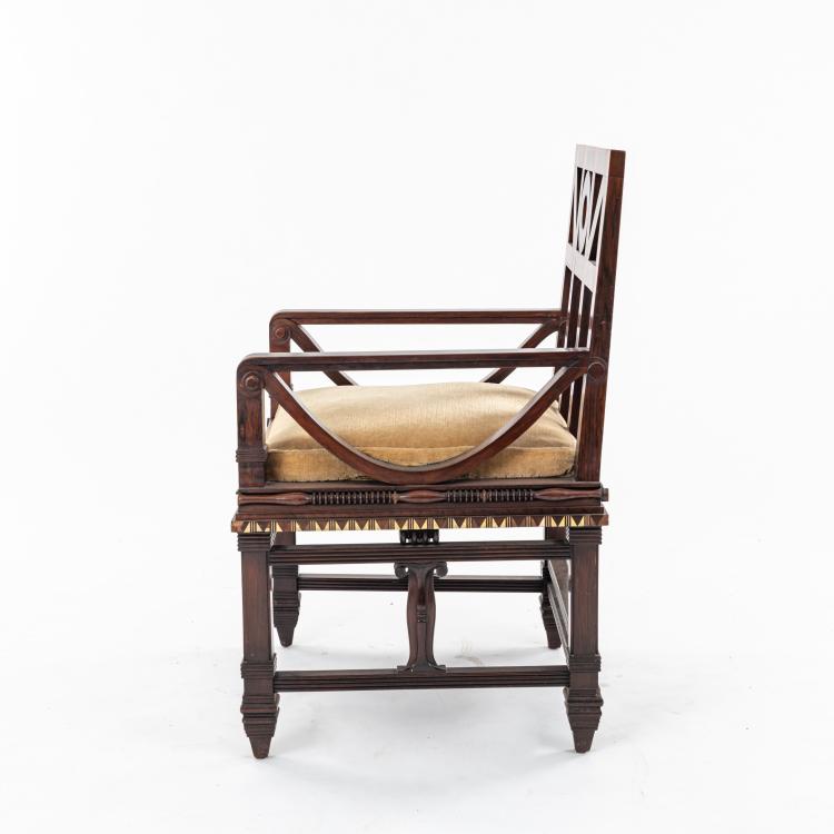 Bild 8 zu Objekt, Vierteilige Einrichtung aus dem Empfangszimmer auf der Dritten Deutschen Kunstgewerbeausstellung, Dresden, 1905/06, Peter Behrens, 180B 409