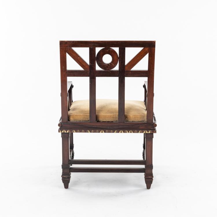 Bild 9 zu Objekt, Vierteilige Einrichtung aus dem Empfangszimmer auf der Dritten Deutschen Kunstgewerbeausstellung, Dresden, 1905/06, Peter Behrens, 180B 409