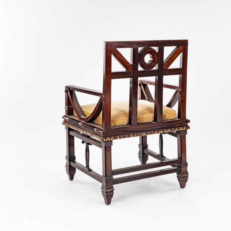 Bild 11 zu Objekt, Vierteilige Einrichtung aus dem Empfangszimmer auf der Dritten Deutschen Kunstgewerbeausstellung, Dresden, 1905/06, Peter Behrens, 180B 409