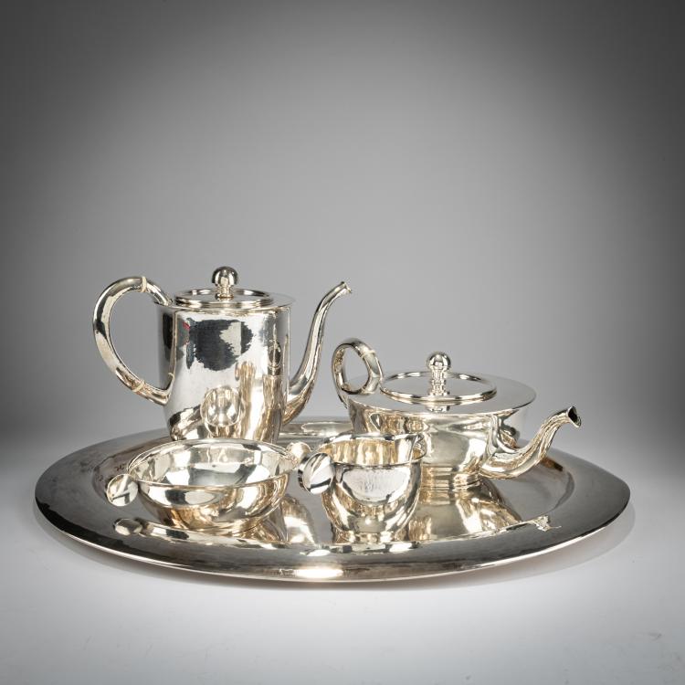 Bild 1 zu Objekt, Five-piece coffee and tea service '13024', 1926, Paula Straus, Bruckmann & S&ouml;hne / Sons, Heilbronn, 180B 420