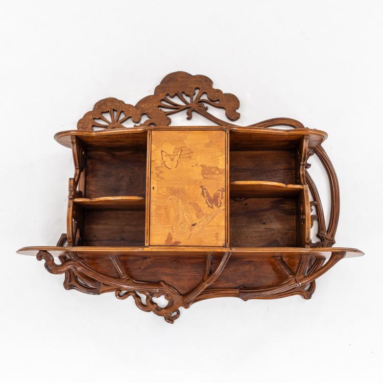 Bild 1 zu Objekt, Hanging cabinet 'Ombellif&egrave;res', c. 1900, Emile Gall&eacute;, Gall&eacute;, Nancy, 180A 150