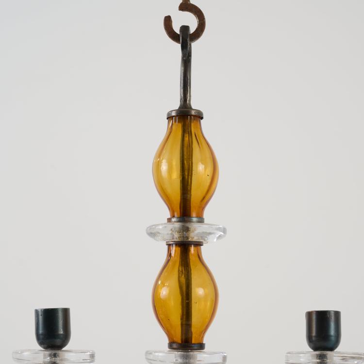 Bild 3 zu Objekt, Ceiling chandelier, 1960s, Erik H&ouml;glund, Kosta Boda, Boda, 181A 122