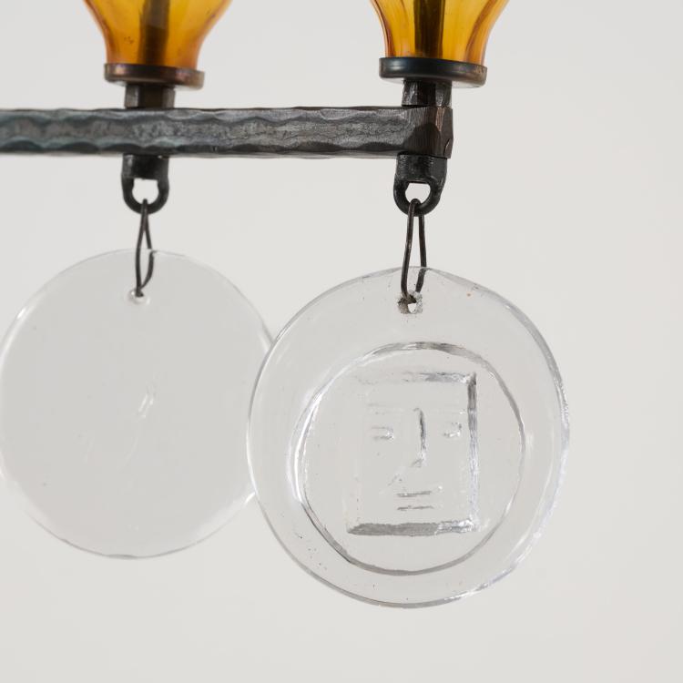 Bild 4 zu Objekt, Ceiling chandelier, 1960s, Erik H&ouml;glund, Kosta Boda, Boda, 181A 122