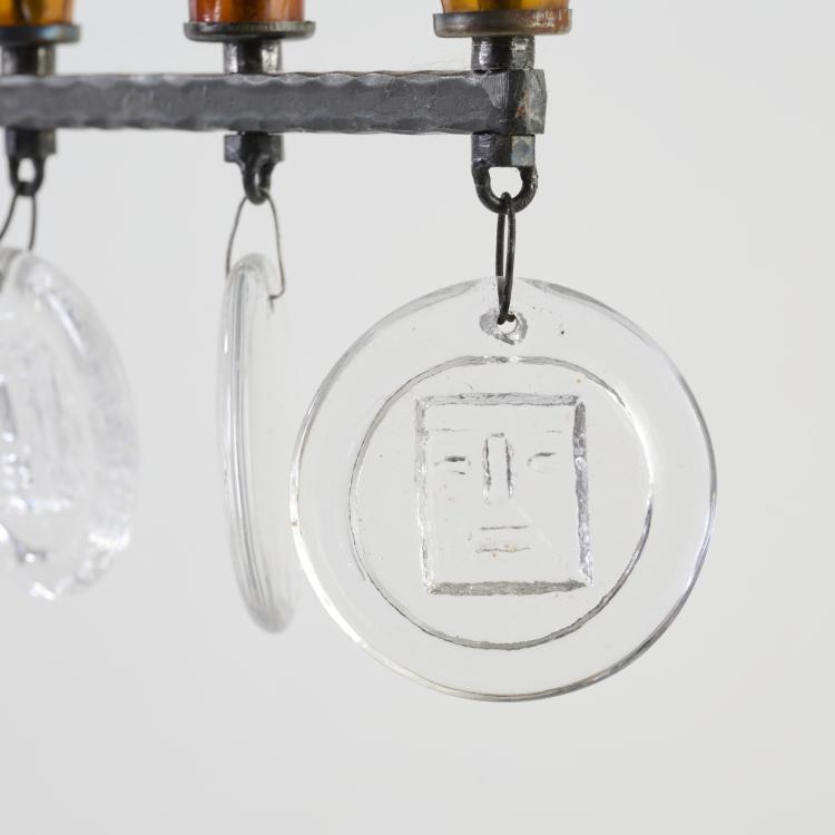 Bild 5 zu Objekt, Ceiling chandelier, 1960s, Erik H&ouml;glund, Kosta Boda, Boda, 181A 122