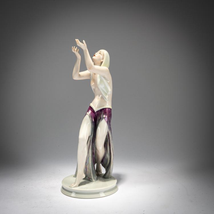 Hauptbild zu Objekt, 'Prayer Dancer', 1927, Gustav Oppel, Rosenthal, Selb, 180A 291