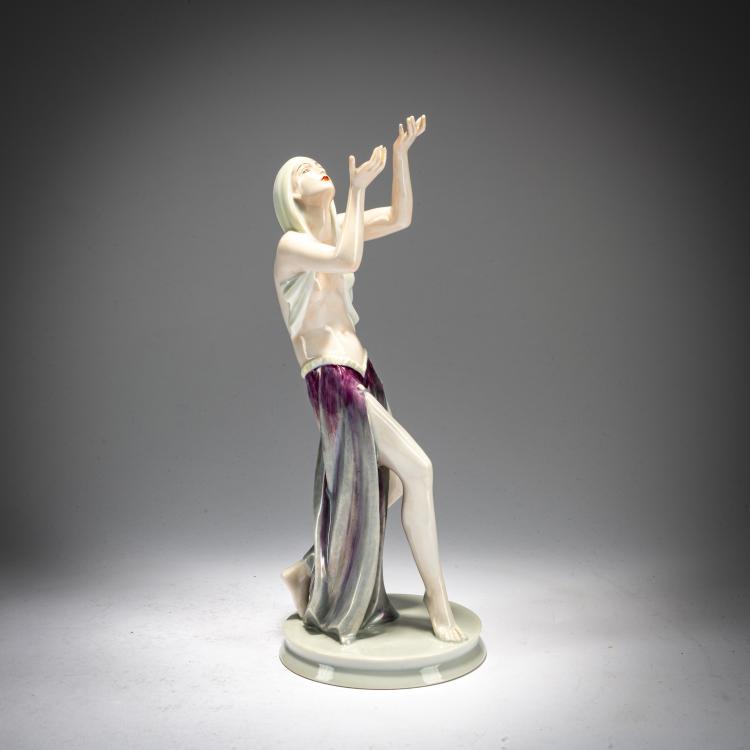 Bild 2 zu Objekt, 'Prayer Dancer', 1927, Gustav Oppel, Rosenthal, Selb, 180A 291