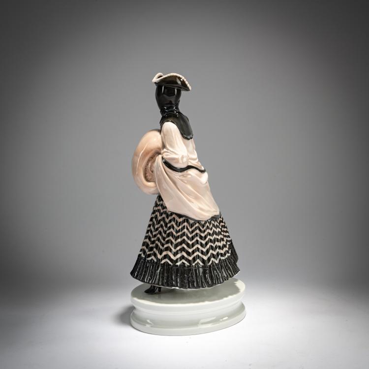 Bild 1 zu Objekt, 'Lady with a Muff (Lo Hesse)', 1918, Constantin Holzer-Defanti, Rosenthal, Selb, 180A 283