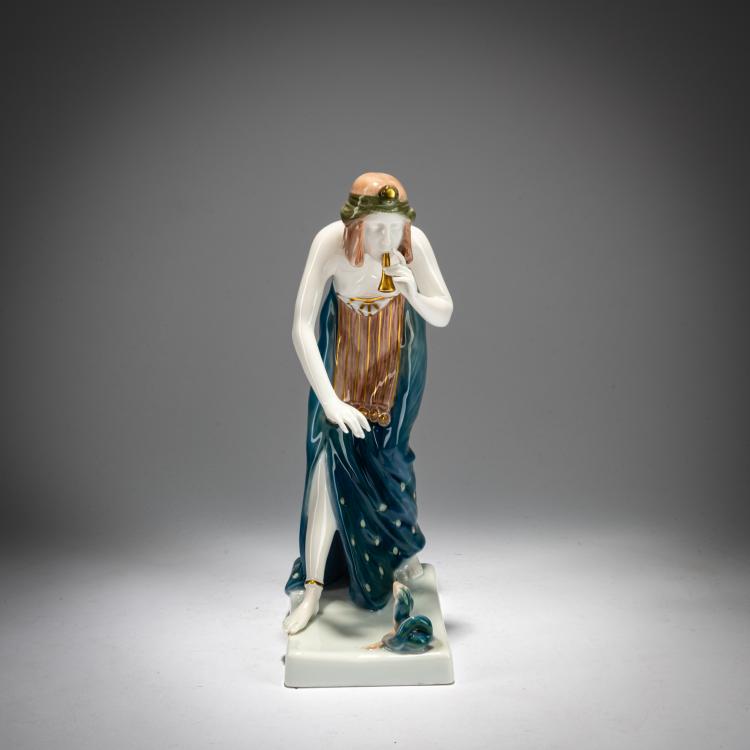 Bild 1 zu Objekt, 'Snake Charmer', 1916, Berthold Boe&szlig;, Rosenthal, Selb, 180A 282