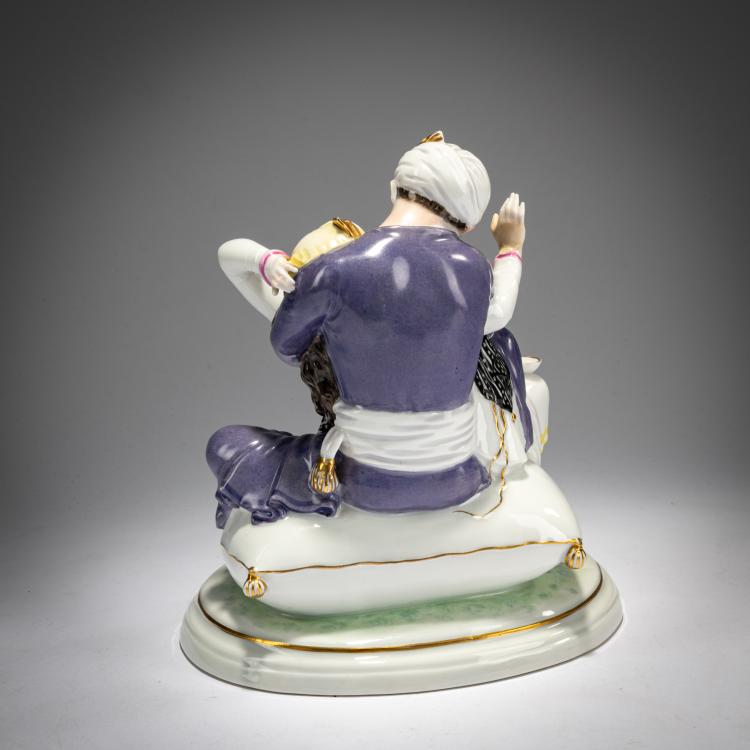 Bild 2 zu Objekt, 'Persisches Liebespaar', 1921/22, Richard F&ouml;rster, Rosenthal, Selb, 180A 285