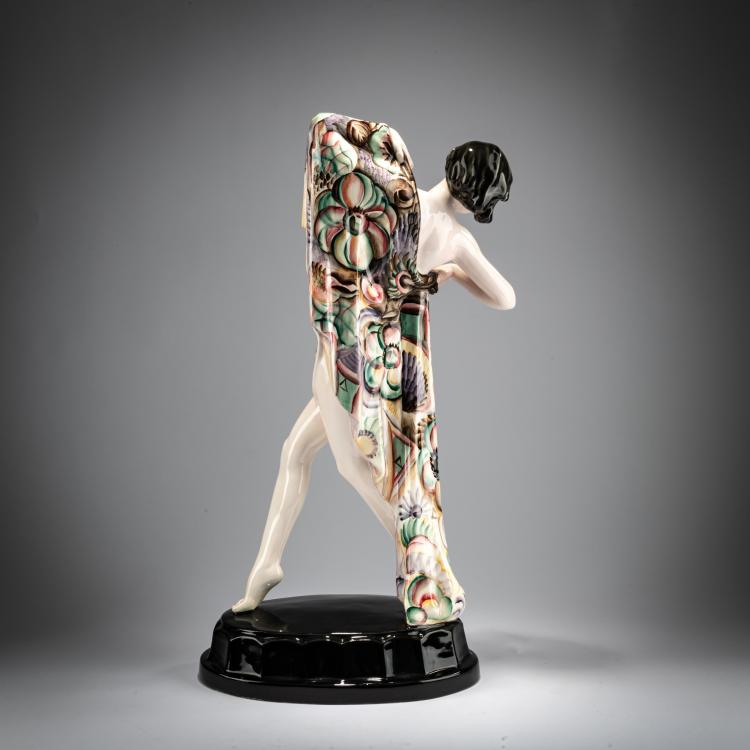 Bild 3 zu Objekt, 'T&auml;nzerin', um 1922, Josef Lorenzl, Keramos, Wien / Vienna, 180A 341