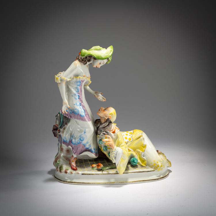 Bild 1 zu Objekt, 'Wooing', c. 1947, Heinrich Thein, Meissen, StPM, 180A 279