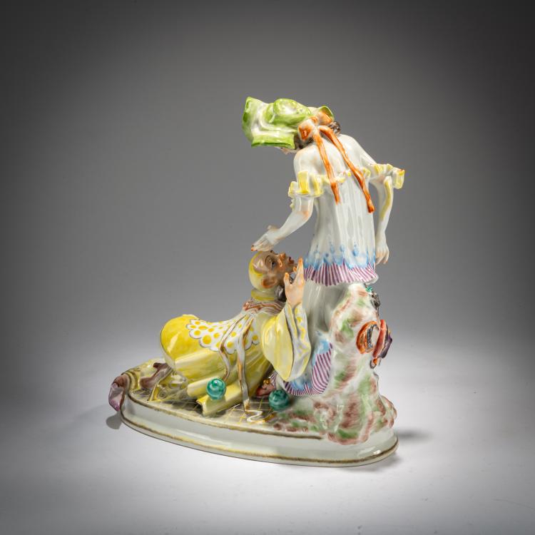 Bild 3 zu Objekt, 'Wooing', c. 1947, Heinrich Thein, Meissen, StPM, 180A 279