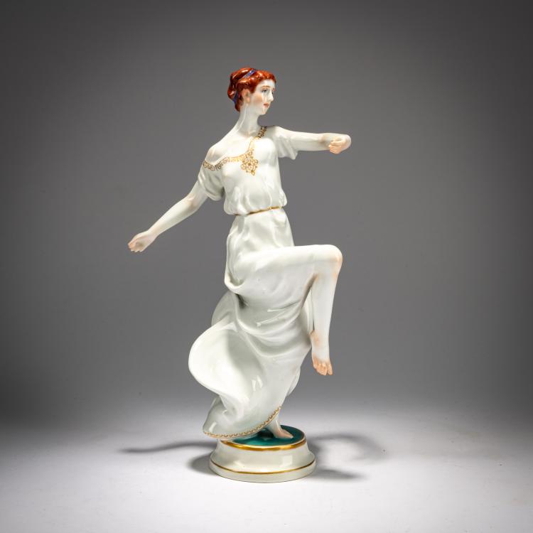 Hauptbild zu Objekt, 'Dancer', 1914, Karl Theodor Eichler, Meissen, KPM, 180A 276