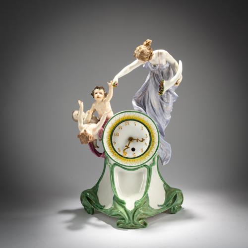 'Uhrgehäuse mit vier Figuren', 1897