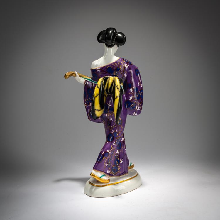 Bild 2 zu Objekt, Japanerin' aus dem 'Hochzeitszug', 1909, Adolph Amberg, Berlin, StPM, 180A 253