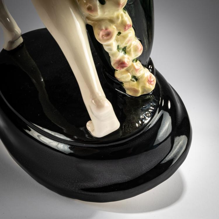 Bild 3 zu Objekt, 'Gefangener Vogel' (Niddy Impekhoven), um 1922, Josef Lorenzl, Goldscheider, Wien / Vienna, 180A 314