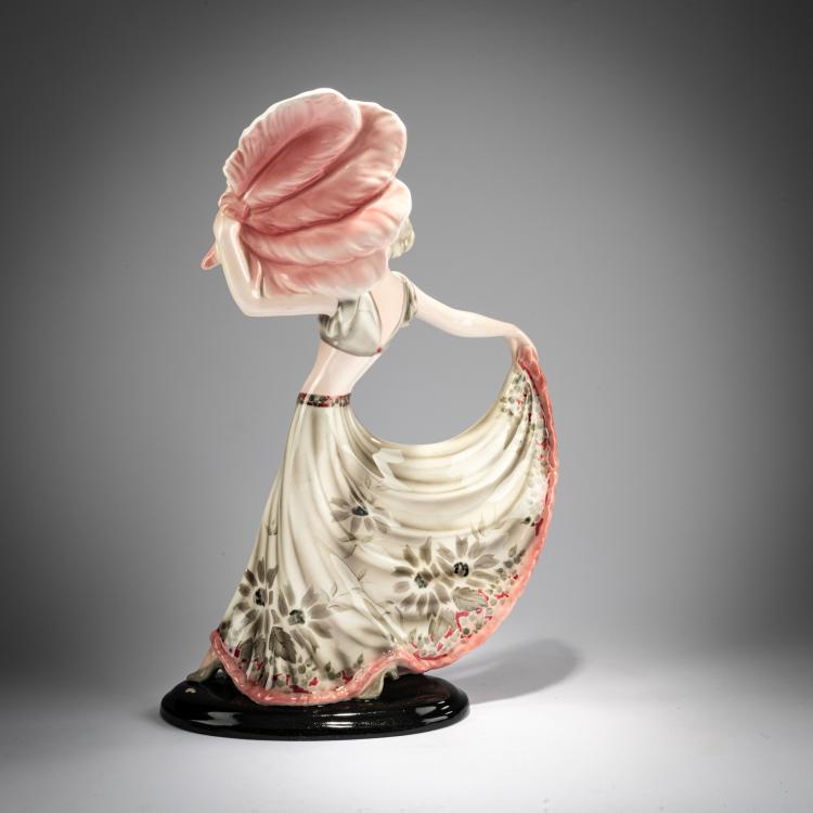 Bild 2 zu Objekt, 'F&auml;chertanz', um 1938, Josef Lorenzl, Goldscheider, Wien / Vienna, 180A 335