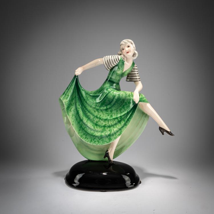 Hauptbild zu Objekt, 'Madelaine, um 1933, Stephan Dakon, Goldscheider, Wien / Vienna, 180A 326