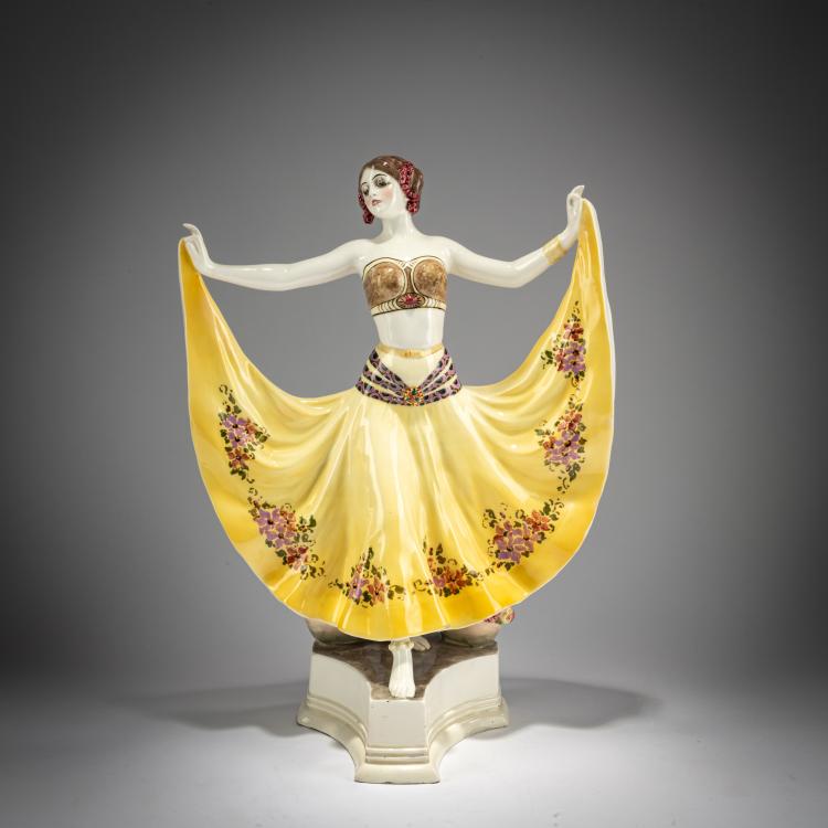 Hauptbild zu Objekt, 'Ruth', c. 1911/12, Albert Dominique Ros&eacute;, Goldscheider, Wien / Vienna, 180A 312