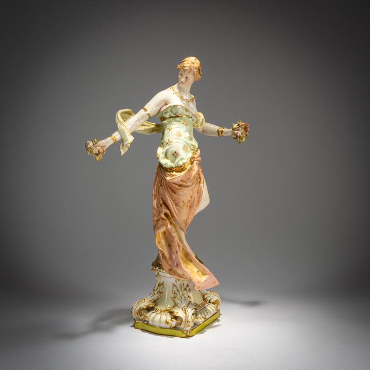 Hauptbild zu Objekt, 'Flora' aus einem Tafelaufsatz, um 1889, Berlin, KPM, 180A 251