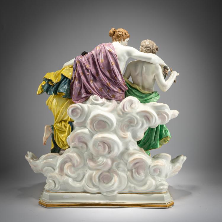 Bild 1 zu Objekt, 'Parzengruppe', 1888, Emmerich Andresen, Meissen, KPM, 180A 260