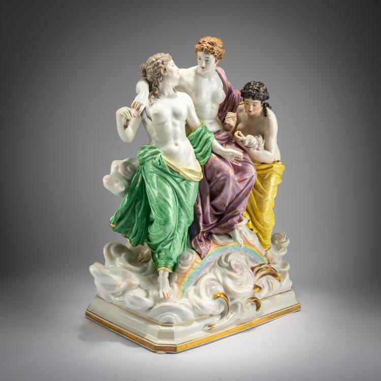 Bild 2 zu Objekt, 'Parzengruppe', 1888, Emmerich Andresen, Meissen, KPM, 180A 260