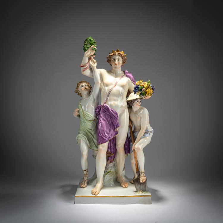 Hauptbild zu Objekt, 'Der Mittag' aus 'Die vier Tageszeiten', 1870, Meissen, KPM, 180A 257