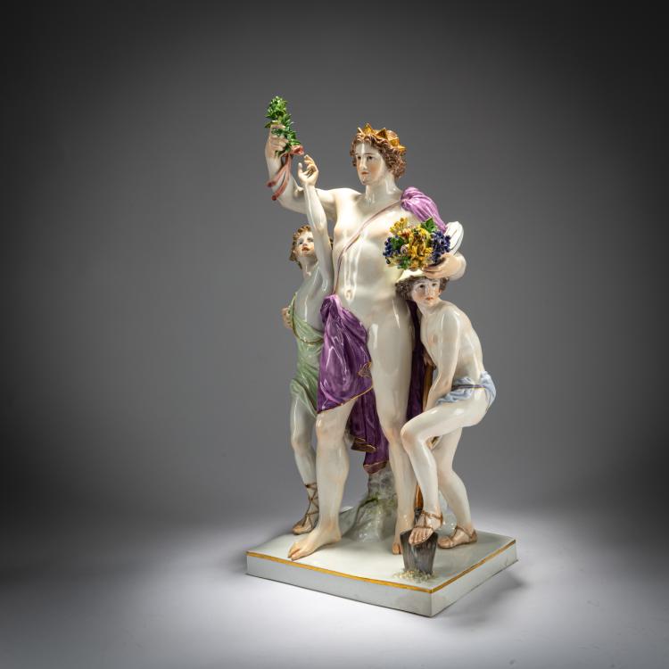 Bild 2 zu Objekt, 'Der Mittag' aus 'Die vier Tageszeiten', 1870, Meissen, KPM, 180A 257