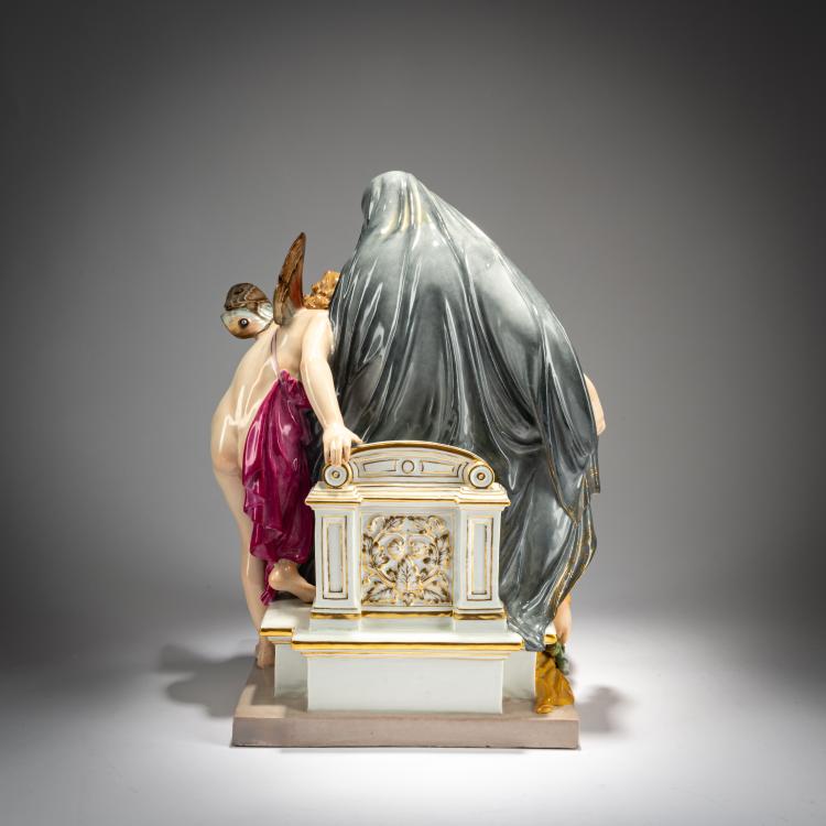 Bild 2 zu Objekt, 'Die Nacht' aus der Serie 'Die vier Tageszeiten', 1870, Meissen, KPM, 180A 258