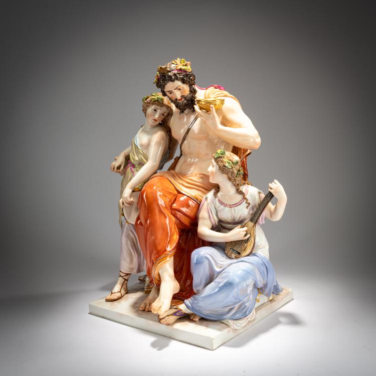 Bild 1 zu Objekt, 'Der Abend' aus der Serie 'Die vier Tageszeiten', 1870, Meissen, KPM, 180A 259