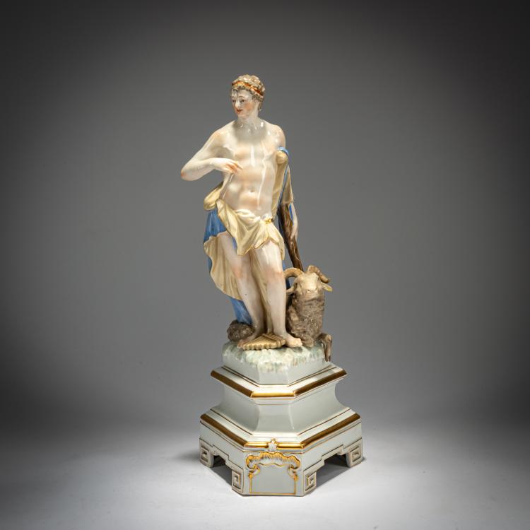 Hauptbild zu Objekt, 'Paris as Shepherd', 1775, Friedrich Elias Meyer, Berlin, KPM, 180A 248