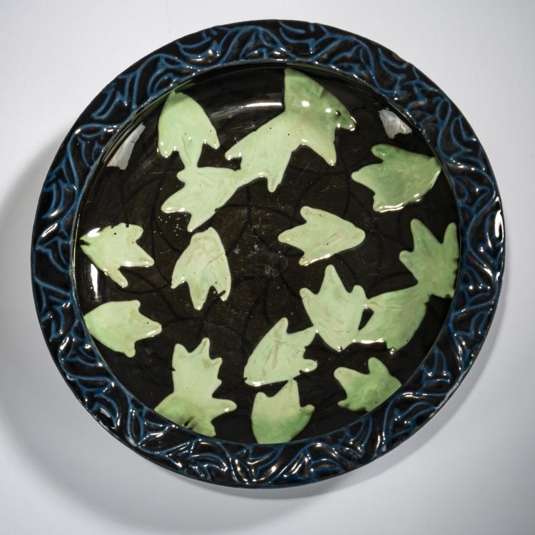 Bild 1 zu Objekt, 'Teller (Bl&uuml;ten)', um 1910, Max Laeuger, Laeuger, Max, Kandern, 180A 358