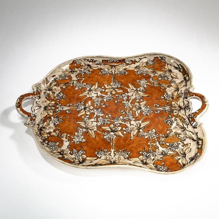 Bild 1 zu Objekt, Tray, 1896-1917, Utrecht, Fayence- en Tegelfabriek Holland, 182A 370