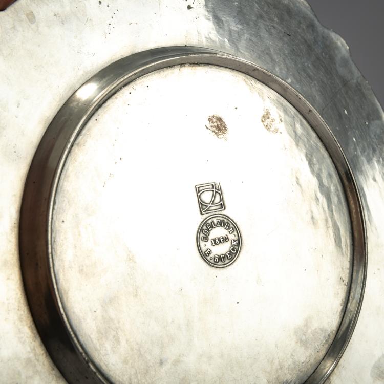 Bild 2 zu Objekt, Butter dish and plate, 1901, Joseph Maria Olbrich, Hueck, Eduard, L&uuml;denscheid, 180A 232